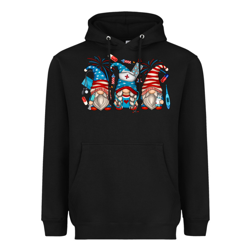 American Nurse Gnomes Heavyweight Hoodie by Zillion Design Studio | Teevron