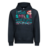 Navy i create smile what is your superpower Urban Hoodie - AdoDesignShop