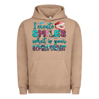 Pigment Burro i create smile what is your superpower Urban Hoodie - AdoDesignShop