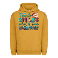 Pigment Peanut Butter i create smile what is your superpower Urban Hoodie - AdoDesignShop