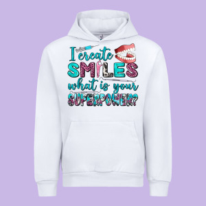 I Create Smile What Is Your Superpower Urban Hoodie Designed By Adodesignshop