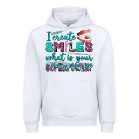 White i create smile what is your superpower Urban Hoodie - AdoDesignShop