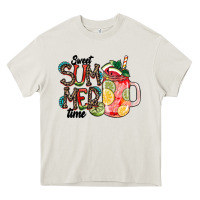 Cream Sweet Summer Time Heavy Core Tee - CowhideDigitalArt