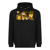 Black sunflower coffee cups Heavyweight Hoodie - texasbilliewilder