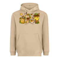 Mushroom sunflower coffee cups Heavyweight Hoodie - texasbilliewilder