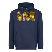 Navy sunflower coffee cups Heavyweight Hoodie - texasbilliewilder