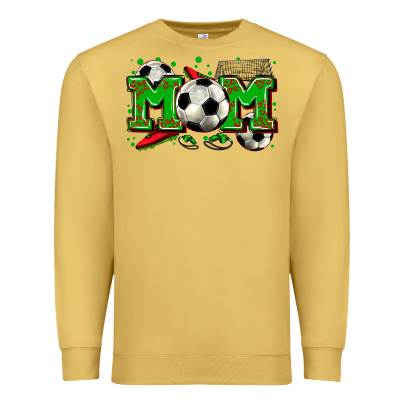 Mom Soccer Premium Sweatshirt by Zillion Design Studio | Teevron