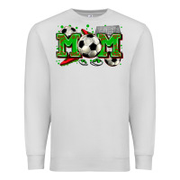 Dove Grey mom soccer Premium Sweatshirt - Zillion Design Studio
