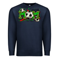 Navy mom soccer Premium Sweatshirt - Zillion Design Studio