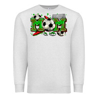 Oatmeal Heather mom soccer Premium Sweatshirt - Zillion Design Studio