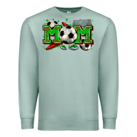 Seafoam mom soccer Premium Sweatshirt - Zillion Design Studio