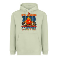 Matcha the best memories are made around the campfire Heavyweight Hoodie - texasbilliewilder