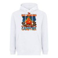 White the best memories are made around the campfire Heavyweight Hoodie - texasbilliewilder
