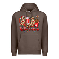 Coffee tis the season christmas tree  cake baseball Premium Hoodie - AdoDesignShop