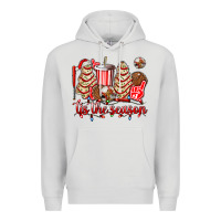 Dove Grey tis the season christmas tree  cake baseball Premium Hoodie - AdoDesignShop