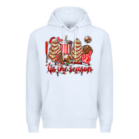 White tis the season christmas tree  cake baseball Premium Hoodie - AdoDesignShop