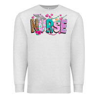 Oatmeal Heather nurse Premium Sweatshirt - texasbilliewilder
