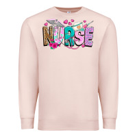 Pale Pink nurse Premium Sweatshirt - texasbilliewilder