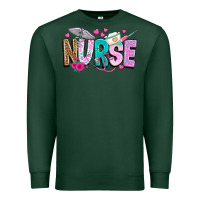 Sports Green nurse Premium Sweatshirt - texasbilliewilder
