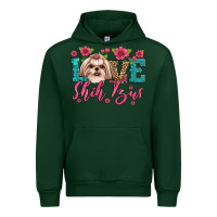 Forest Green love shih tzus Urban Hoodie - Artiststas