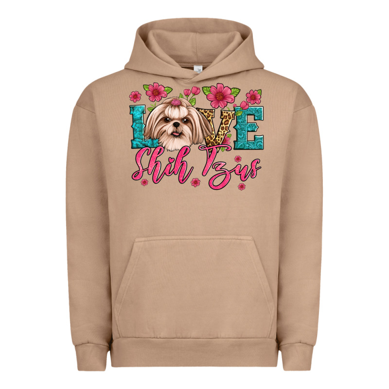 Love Shih Tzus Urban Hoodie by Artiststas | Teevron