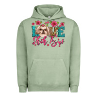 Pigment Oil Green love shih tzus Urban Hoodie - Artiststas