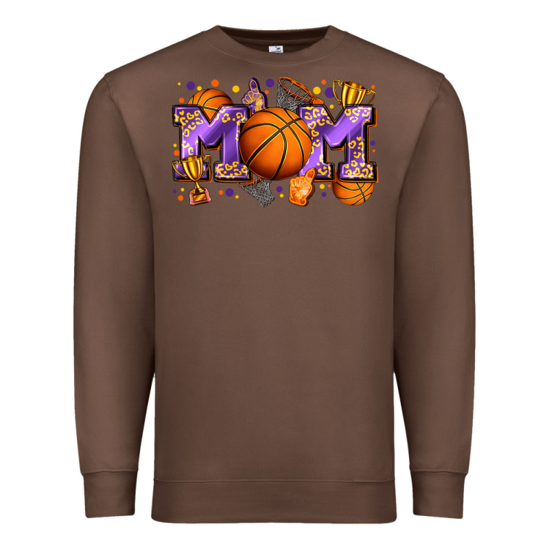 Mom Basketball Premium Sweatshirt by Zillion Design Studio | Teevron