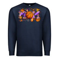 Navy mom basketball Premium Sweatshirt - Zillion Design Studio