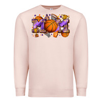 Pale Pink mom basketball Premium Sweatshirt - Zillion Design Studio
