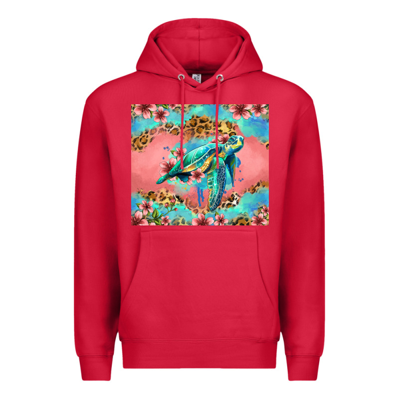 Floral Turtle Premium Hoodie by Jasminsmagicworld | Teevron