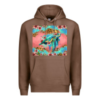 Chestnut floral turtle Premium Hoodie - Jasminsmagicworld