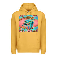 Mustard floral turtle Premium Hoodie - Jasminsmagicworld