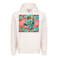 Pale Pink floral turtle Premium Hoodie - Jasminsmagicworld