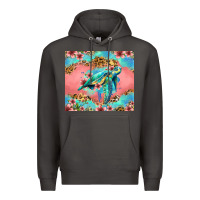Smoke floral turtle Premium Hoodie - Jasminsmagicworld