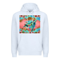 White floral turtle Premium Hoodie - Jasminsmagicworld
