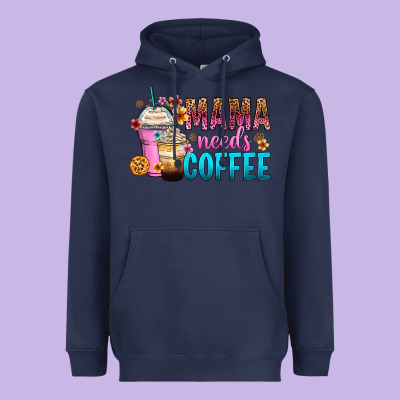 Heavyweight Hoodie mama needs coffee
