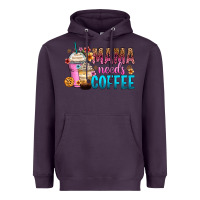Plum mama needs coffee Heavyweight Hoodie - Zillion Design Studio
