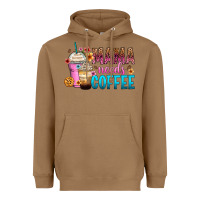 Toasted Coconut mama needs coffee Heavyweight Hoodie - Zillion Design Studio