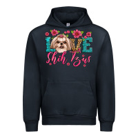 Navy love shih tzus Urban Hoodie - Artiststas