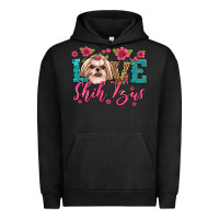 Pigment Black love shih tzus Urban Hoodie - Artiststas