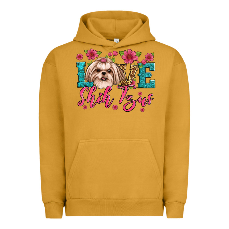 Love Shih Tzus Urban Hoodie by Artiststas | Teevron