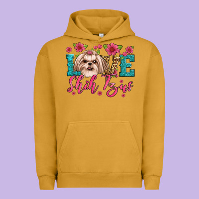 Love Shih Tzus Urban Hoodie Designed By Artiststas