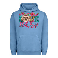 Pigment Pebble Blue love shih tzus Urban Hoodie - Artiststas