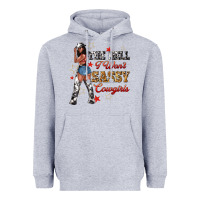 Heather Grey the heel i wont sassy cowgirls Heavyweight Hoodie - texasbilliewilder
