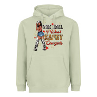 Matcha the heel i wont sassy cowgirls Heavyweight Hoodie - texasbilliewilder
