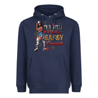 Navy the heel i wont sassy cowgirls Heavyweight Hoodie - texasbilliewilder
