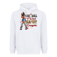 White the heel i wont sassy cowgirls Heavyweight Hoodie - texasbilliewilder