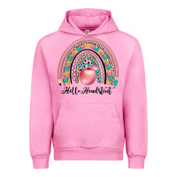 Fuchsia Pink hello headstent Urban Hoodie - JahusDesignShop