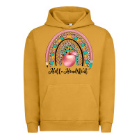 Pigment Peanut Butter hello headstent Urban Hoodie - JahusDesignShop
