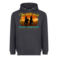 Smoke the world needs more cowboys Heavyweight Hoodie - texasbilliewilder